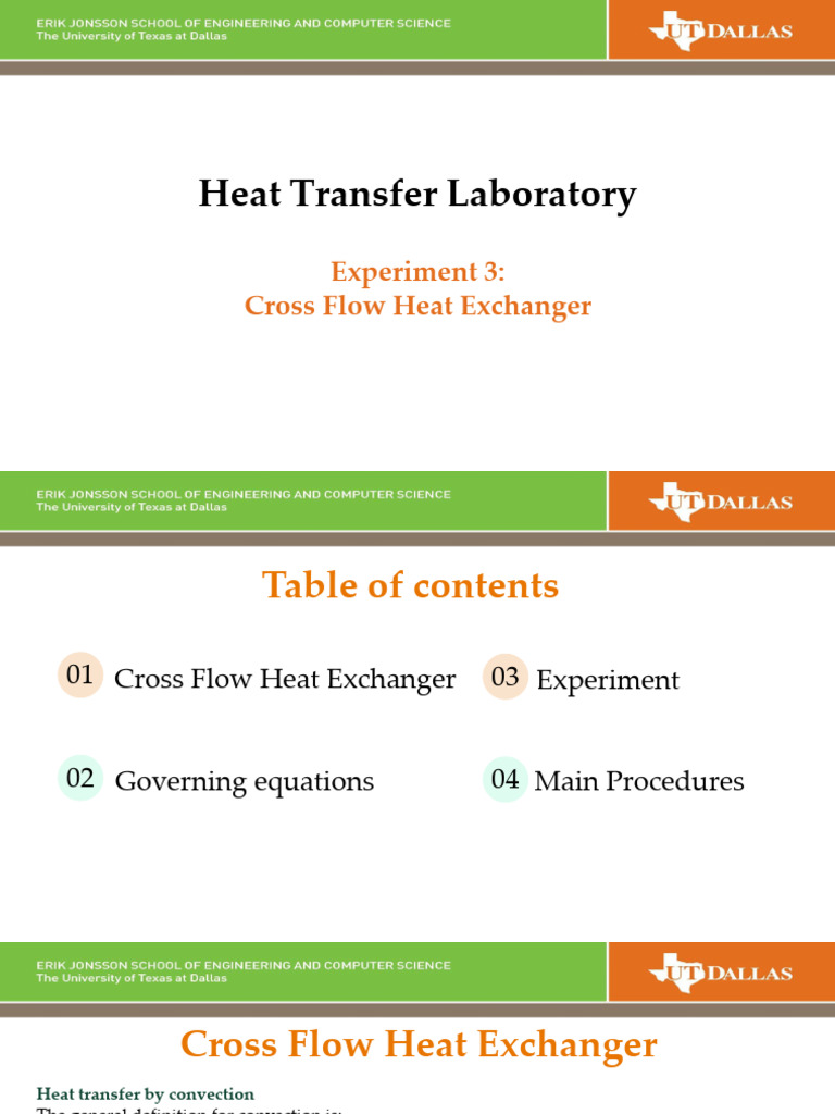 Cross Flow Heat Exchanger Experiment | PDF | Heat Transfer | Pressure