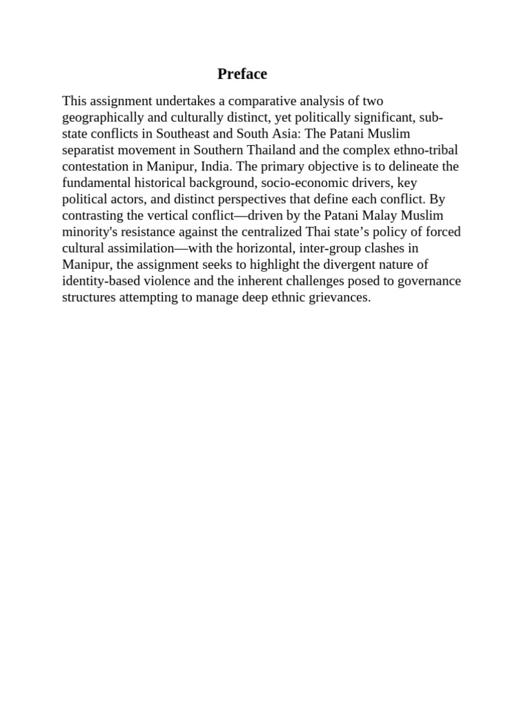 Comparative Analysis of Southeast Asian Conflicts | PDF