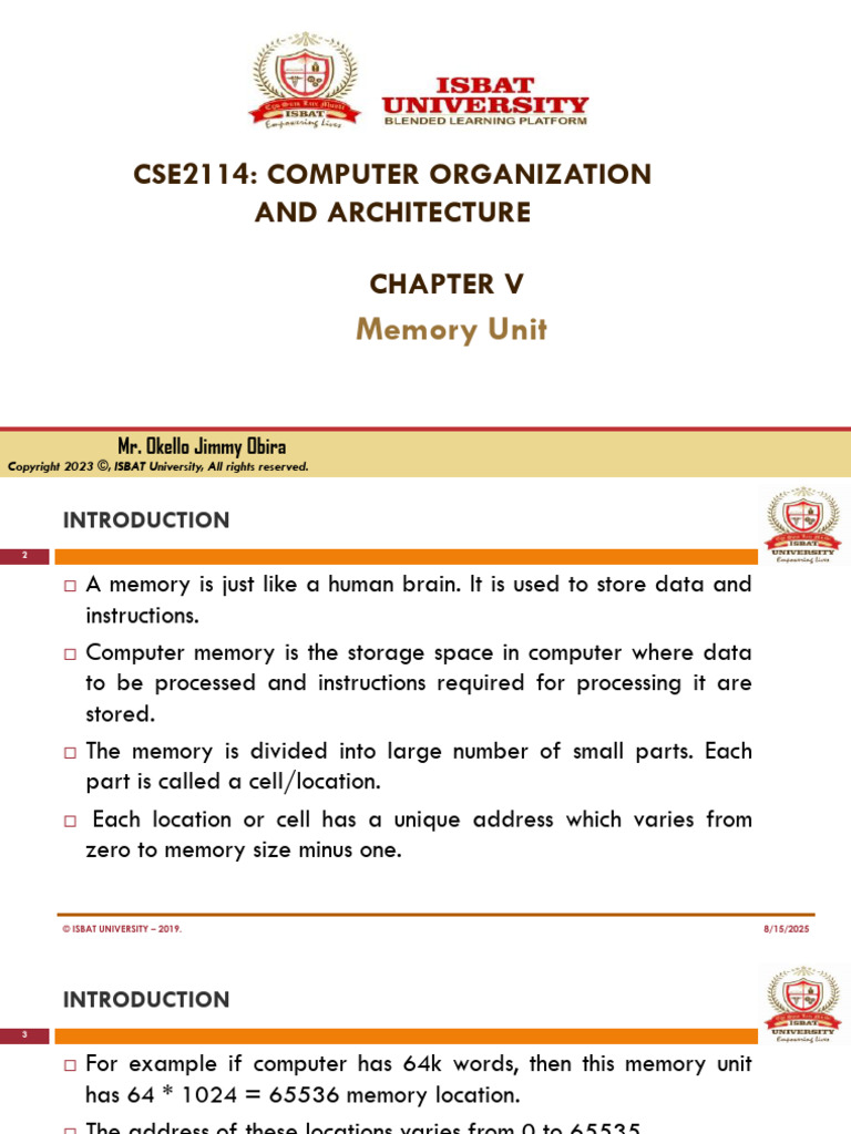 Computer Memory Types and Functions | PDF | Computer Data Storage ...
