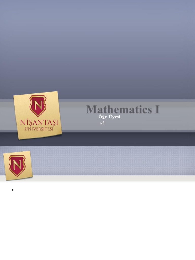Mathematics I Week 1 | PDF | Equations | Line (Geometry)