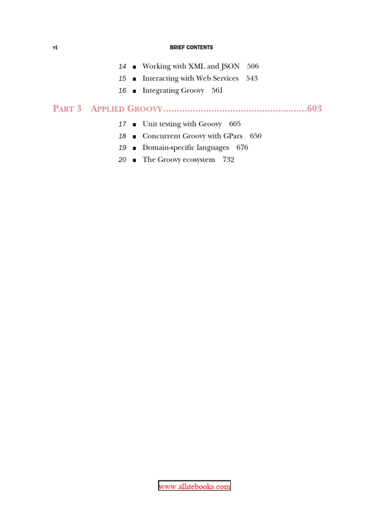 Groovy in Action: Key Topics Overview | PDF