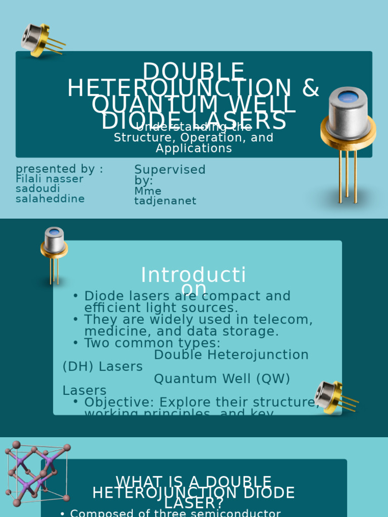 Laser DH & QW | PDF | Laser Diode | Laser