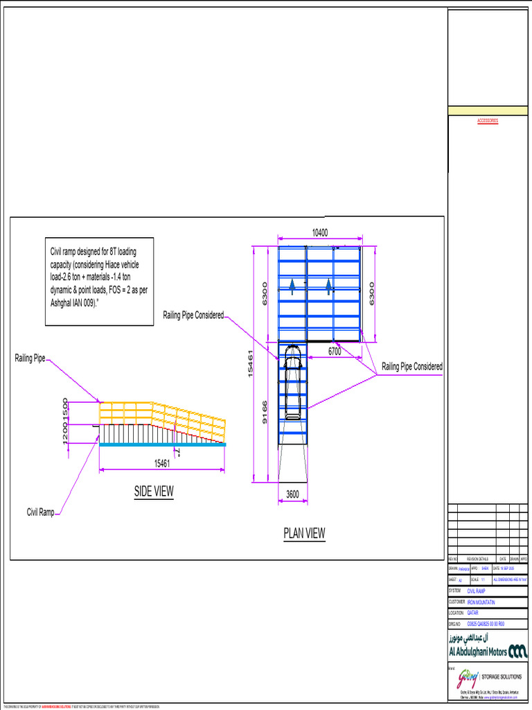 C0825 QA0825 00 00 R00 Civil Ramp | PDF