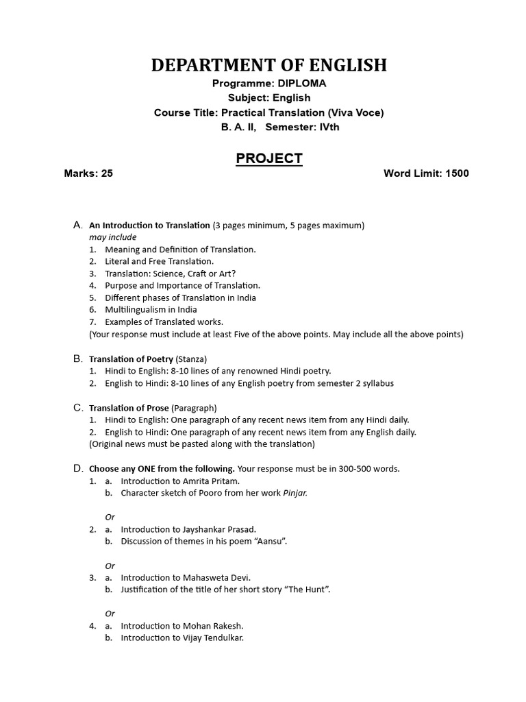 Practical Translation Project Guidelines | PDF