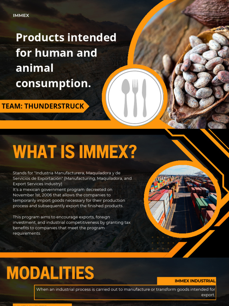 IMMEX Program Overview and Impact | PDF | Value Added Tax | Food Industry