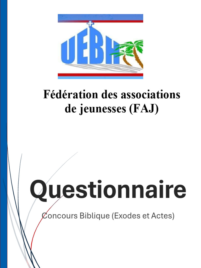 Questionnaire sur Exode et Actes | PDF | Actes des Apôtres | Paul l'apôtre