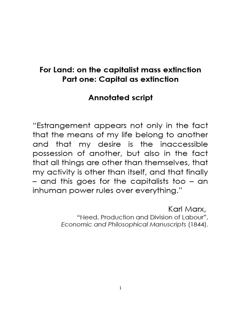 Capitalism and the Amazon's Extinction | PDF | Amazon Rainforest ...