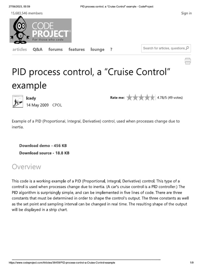 PID Process Control, A 