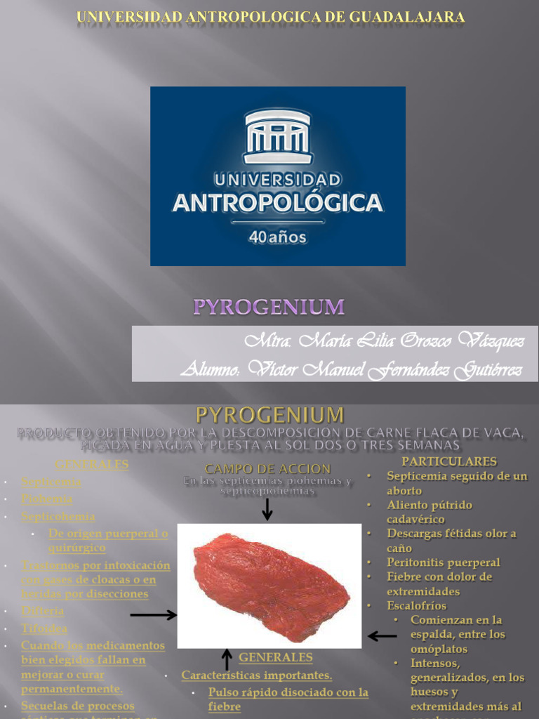 1 - Pyrogenium | PDF | Enfermedades y trastornos humanos | Medicina