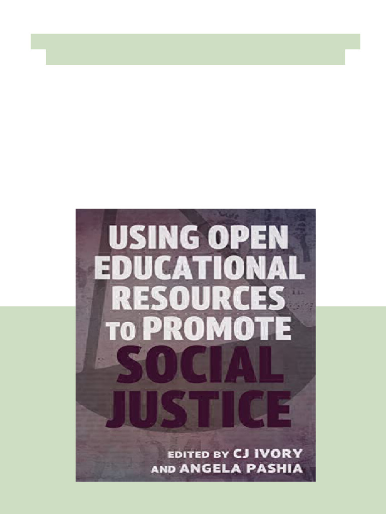Using Open Educational Resources to Promote Social Justice 1st Edition ...