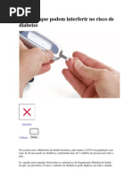 8 Fatores Que Podem Interferir No Risco de Diabetes