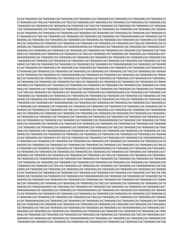 Unique Identifier Sequence Analysis | PDF