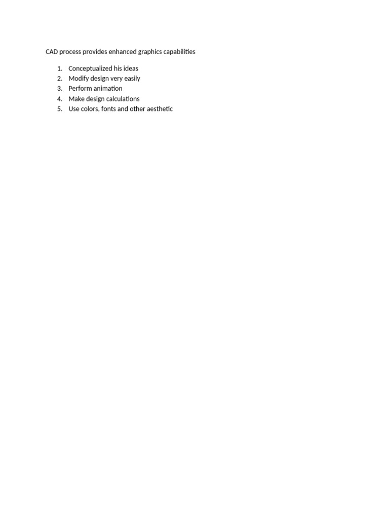CAD Process Provides Enhanced Graphics Capabilities | PDF