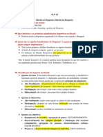 Resumo Direito Desportivo - FND