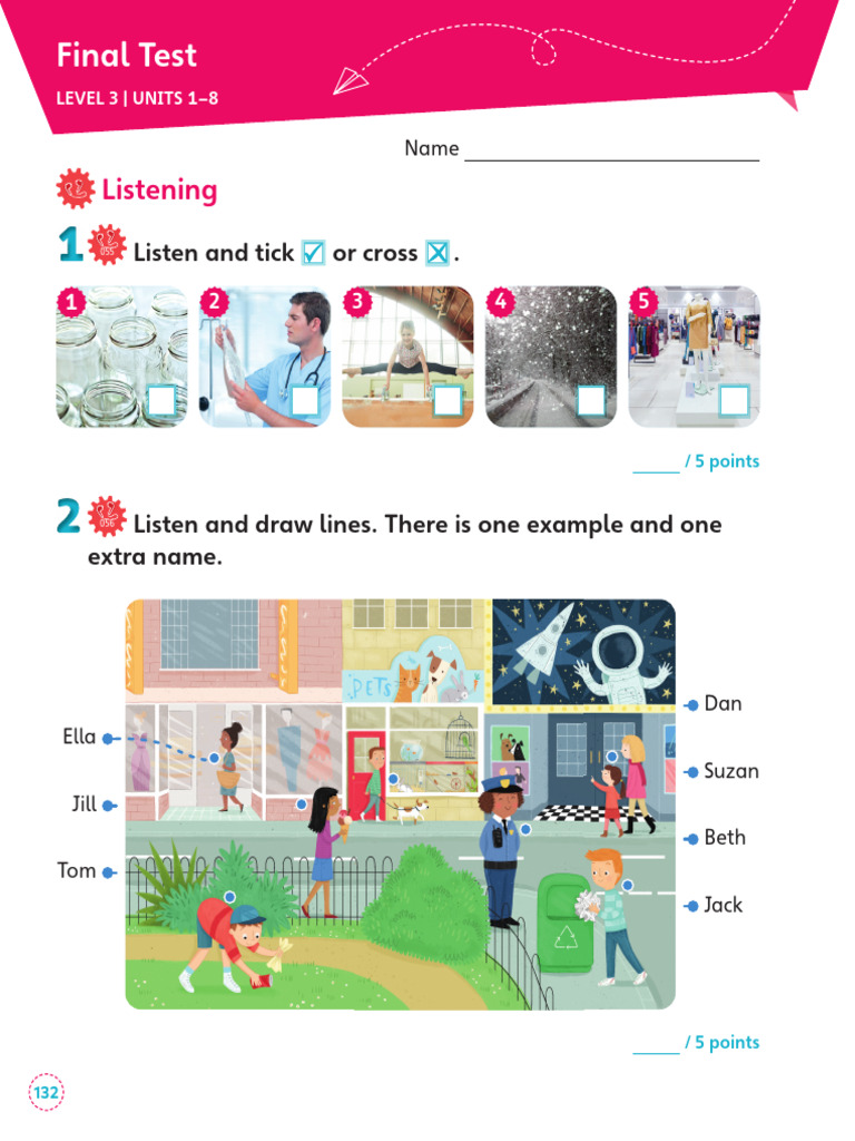 Level 3 Final Test: Units 1-8 | PDF
