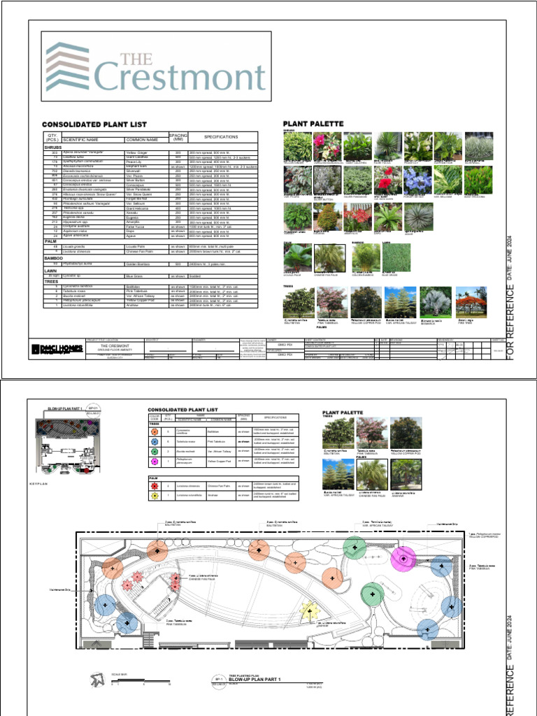 Consolidated Plant List for Amenity Area | PDF | Plants | Botany