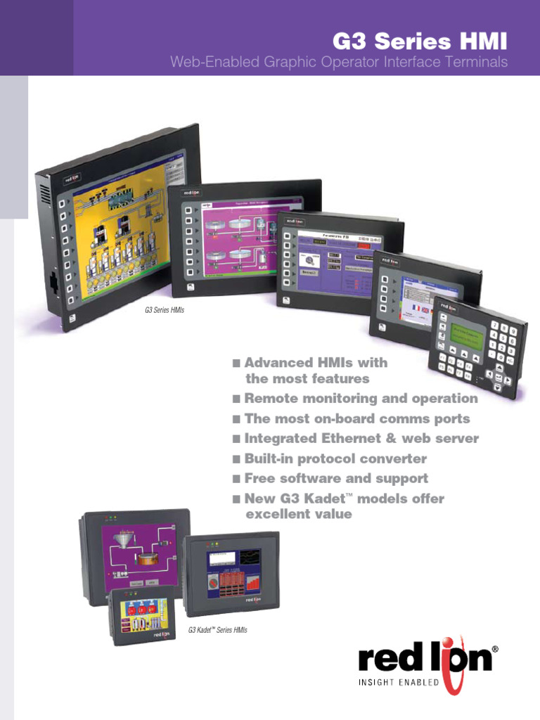 G3 Series Web-Enabled HMI Terminals | PDF | User Interface | World Wide Web