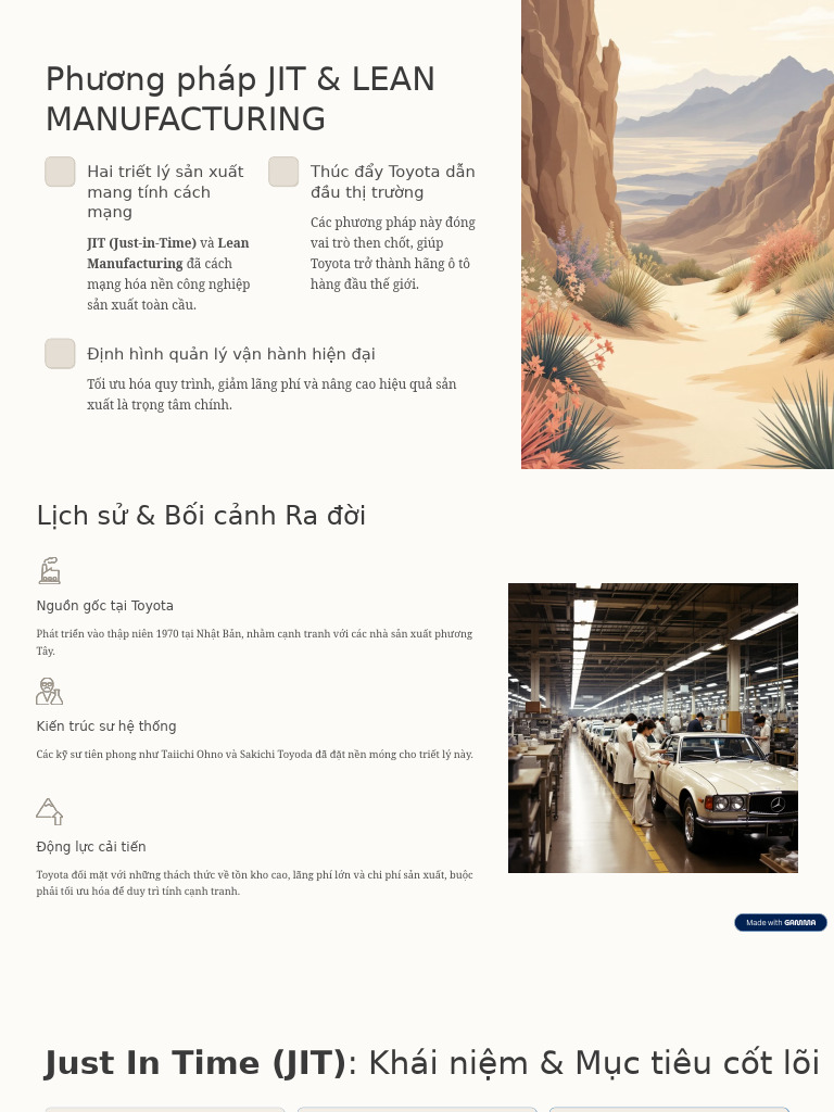 Phuong Phap Jit and Lean Manufacturing | PDF