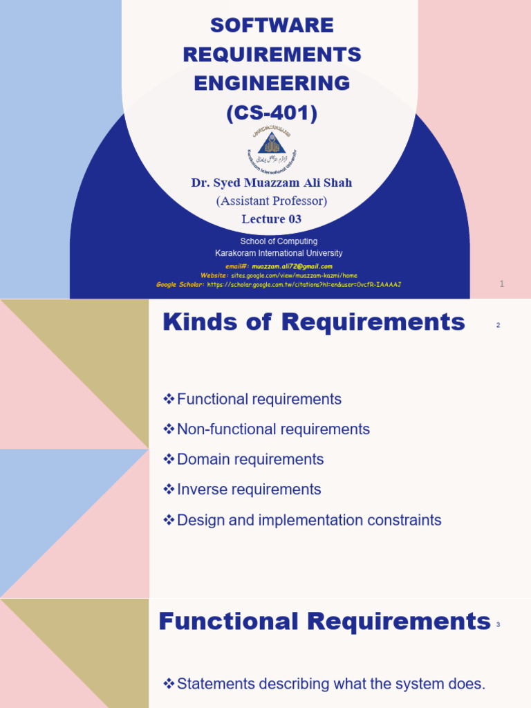 Software Requirements Engineering Overview | PDF | Reliability ...