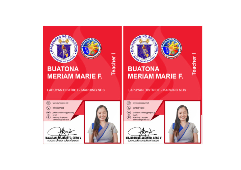 Last Name First Name and Middle Initial DEPED ID BIG | PDF