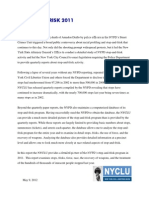 NYCLU 2011 Stop-And-Frisk Report