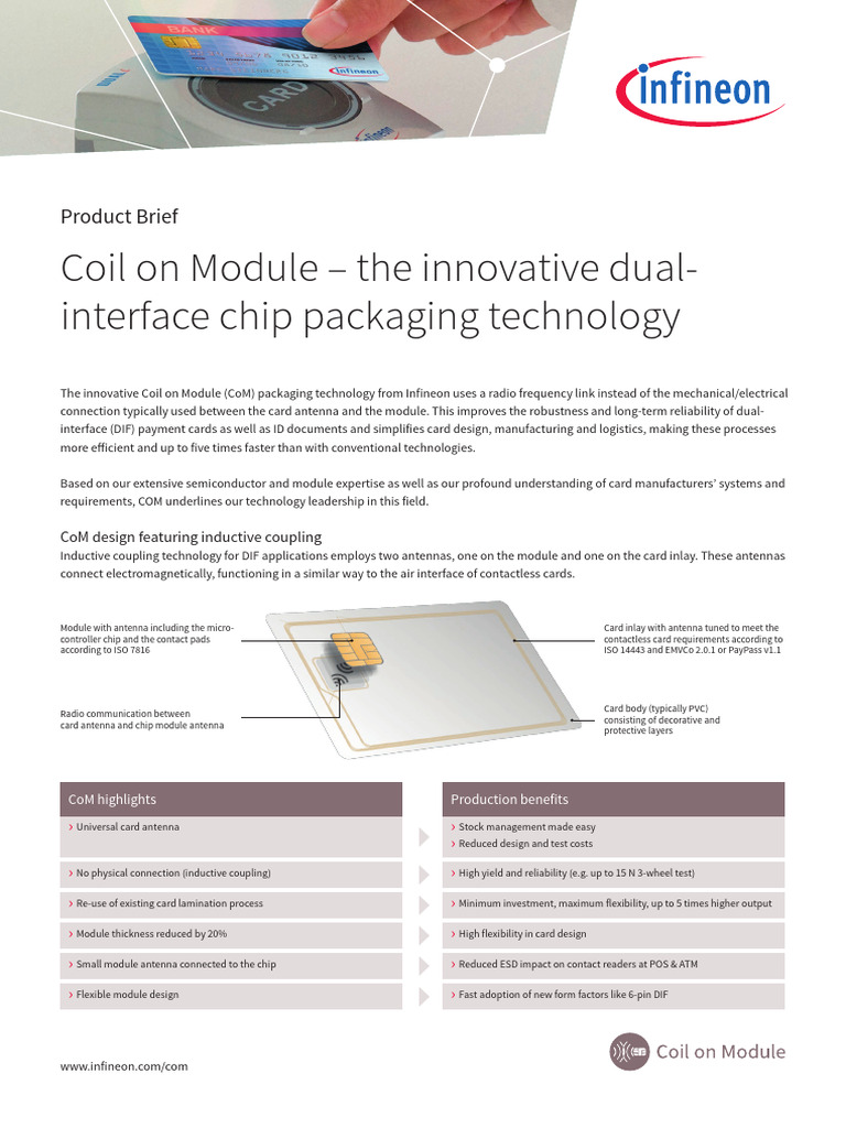 Infineon's Coil on Module Technology | PDF | Integrated Circuit ...