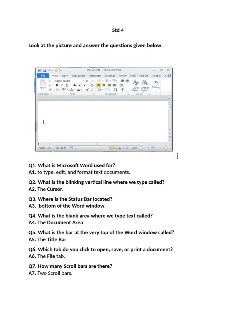 Images of STD 4 | PDF