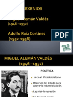 Miguel Aleman Valdez y Adolfo Ruiz Cortines