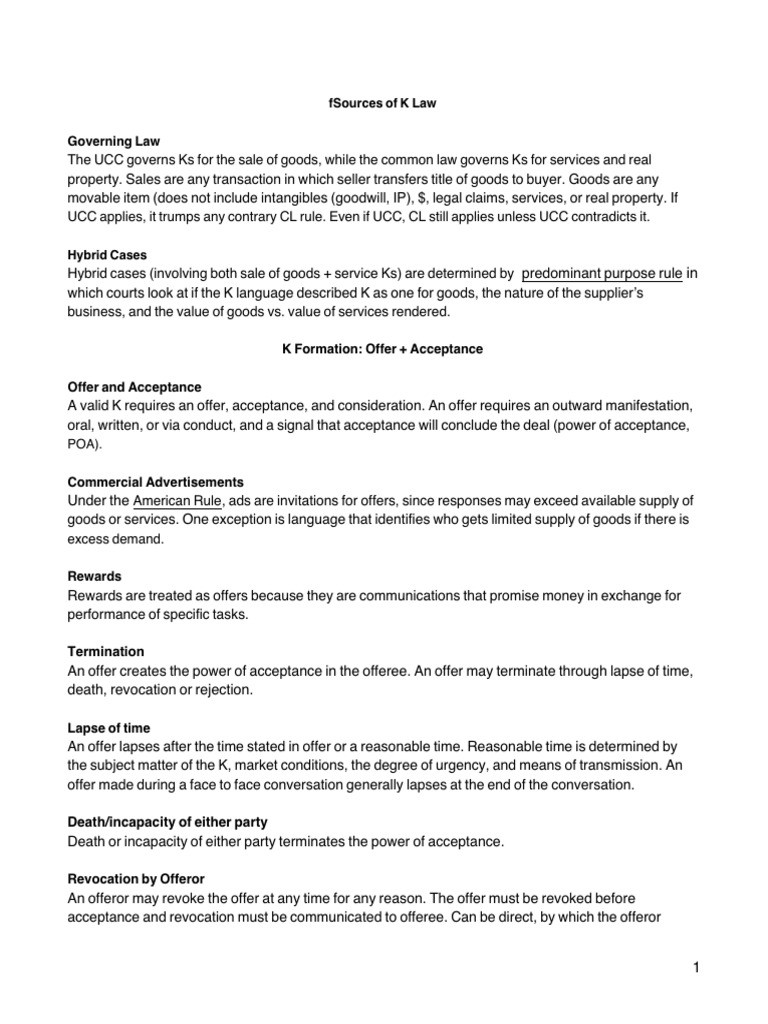 K Rule Statements | PDF