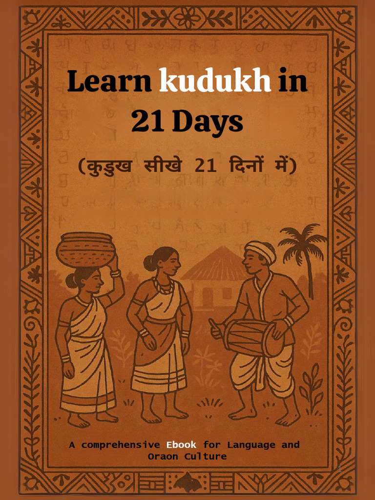 Learn Kurukh Language in 21 Days | PDF | Linguistics