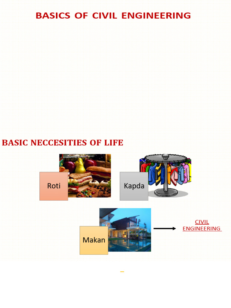 Overview of Civil Engineering Basics | PDF | Civil Engineering ...