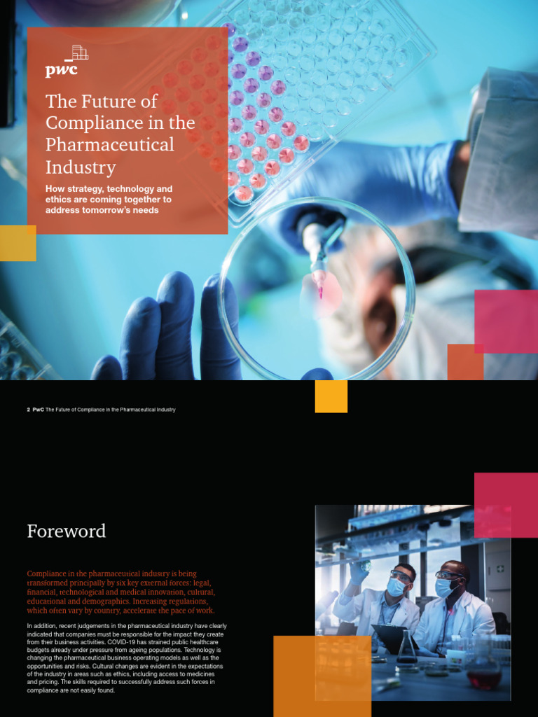 Future Compliance in Pharma Industry | PDF | Regulatory Compliance ...