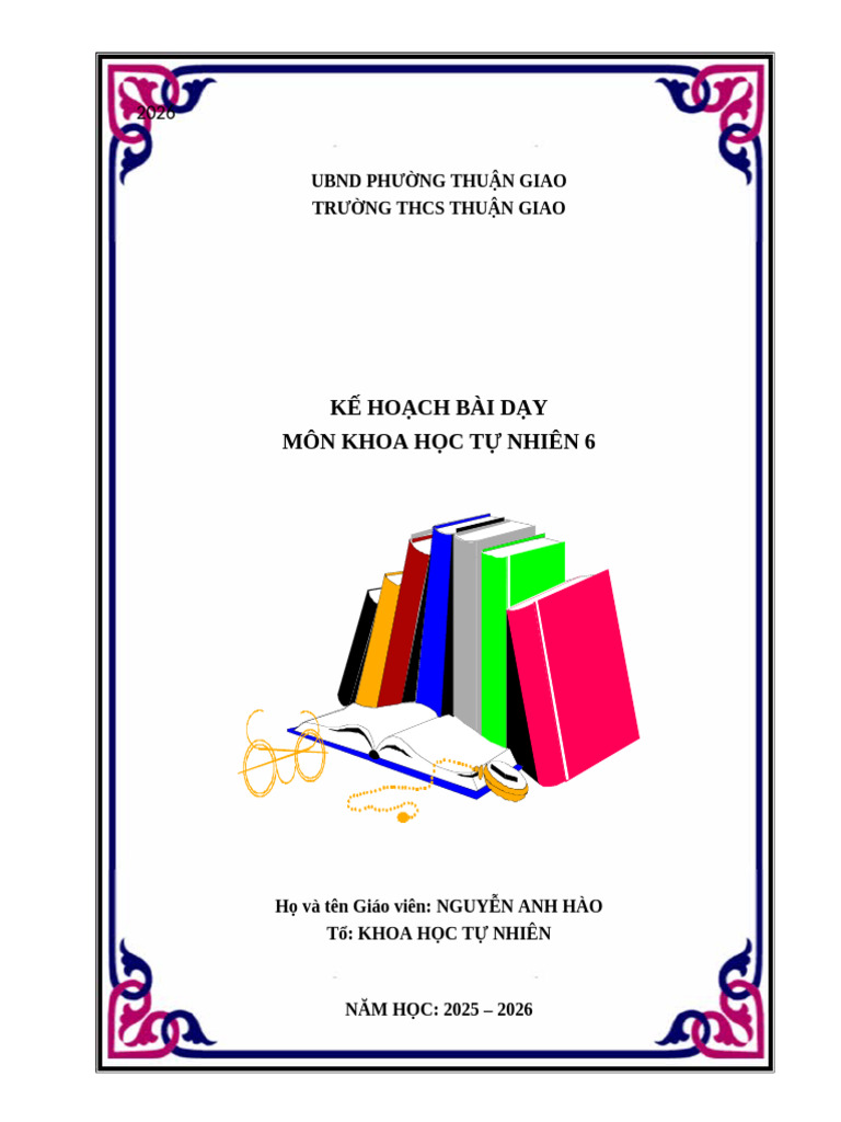 Bia KHTN 6 | PDF