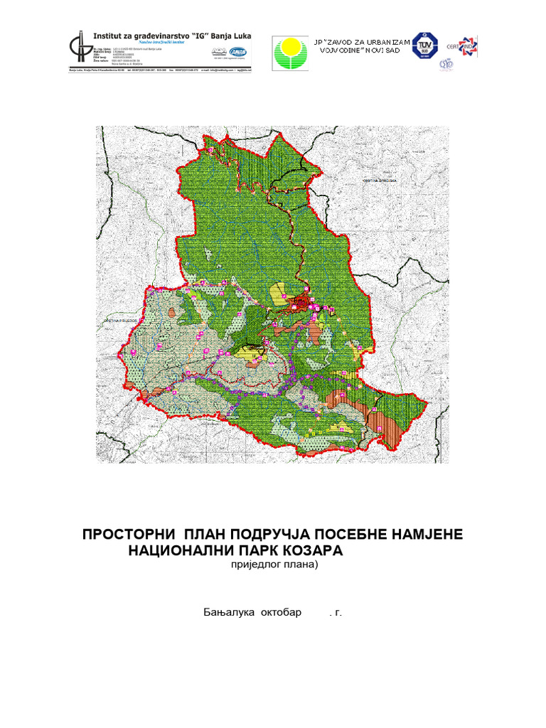 Prostorni Plan Kozara | PDF