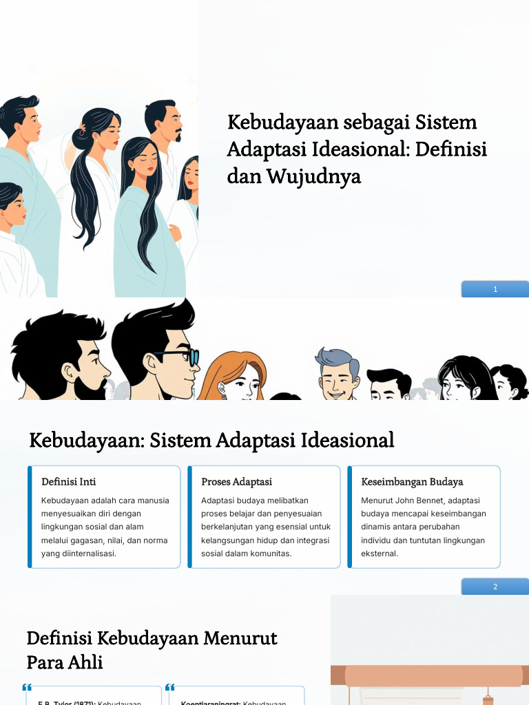 Kebudayaan sebagai Sistem Adaptasi Manusia | PDF