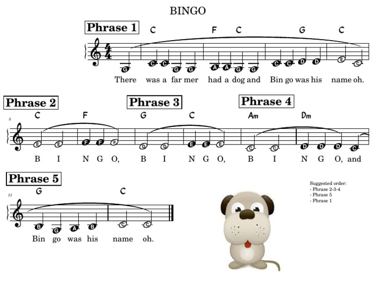 Bingo Big Notes Ywcm | PDF