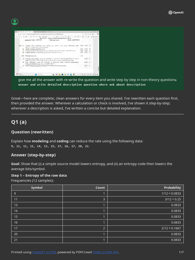 Step-by-Step Data Modeling and Coding Analysis | PDF | Encodings ...