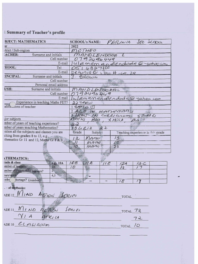 Matric File | PDF