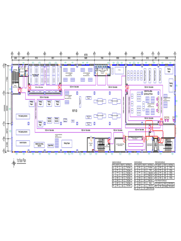 Detailed Floor Plan and Specifications | PDF | Industrial Processes ...