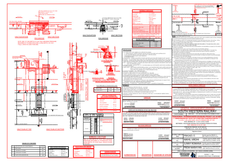 Minor Bridge 130 Construction Details | PDF | Earth Sciences | Civil ...