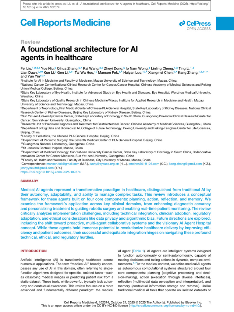 A Foundational Architecture For AI | PDF | Artificial Intelligence ...