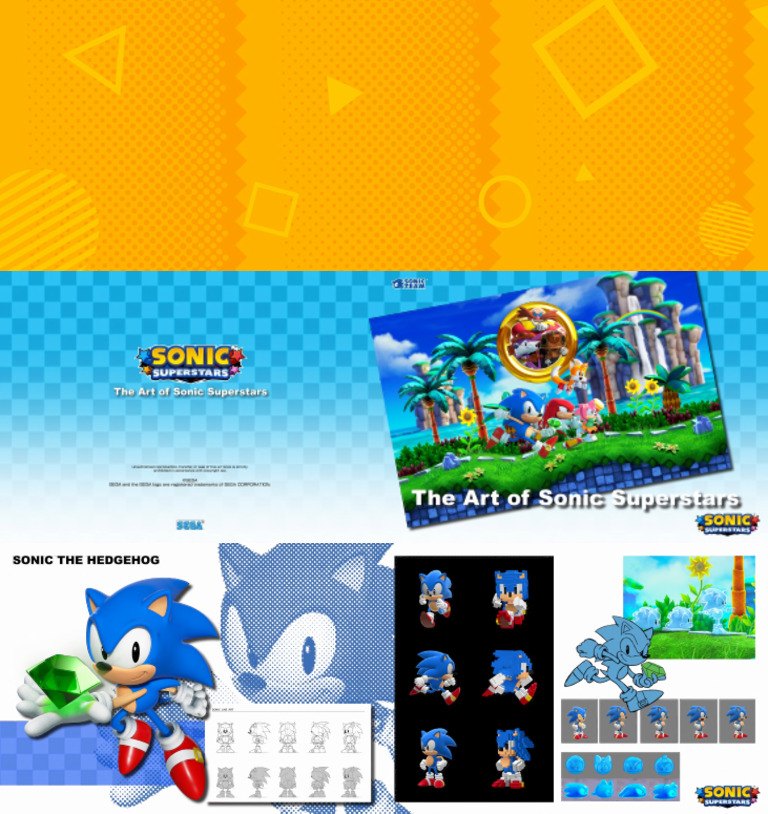 Sonic Superstars Art Book Overview | PDF | Video Game Franchises ...