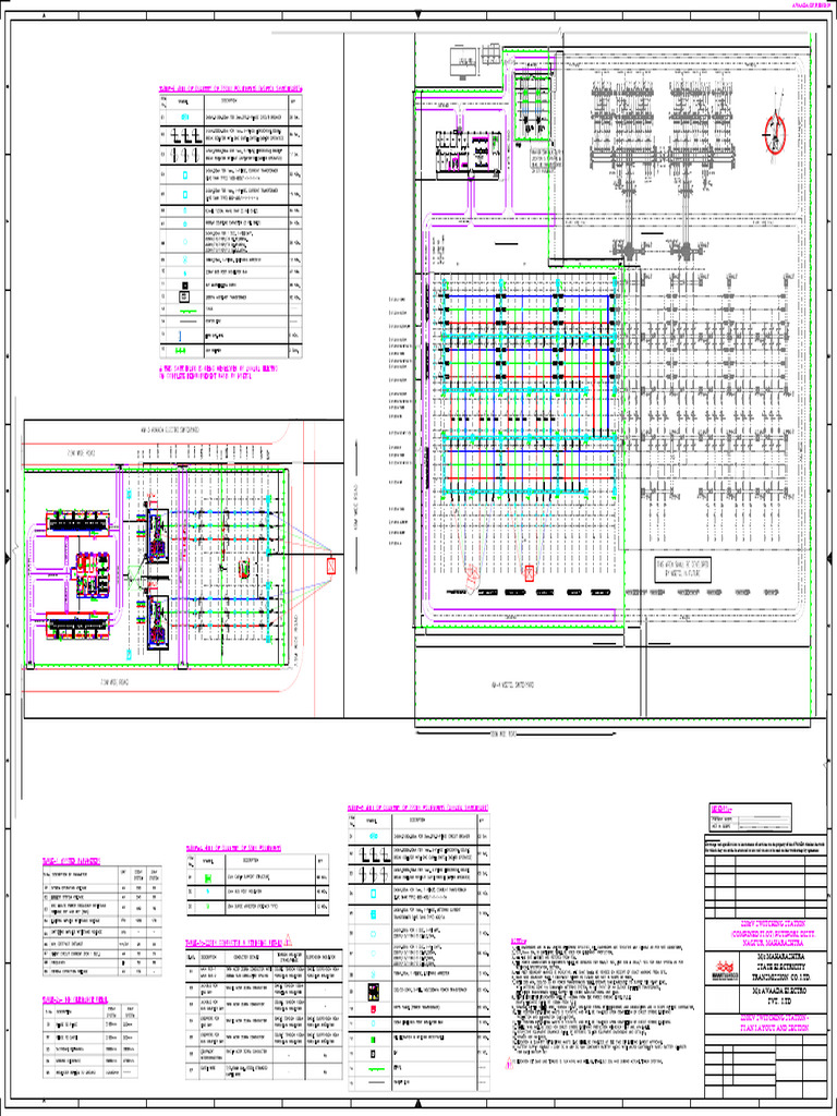 220kV Switching Station Layout Plan | PDF