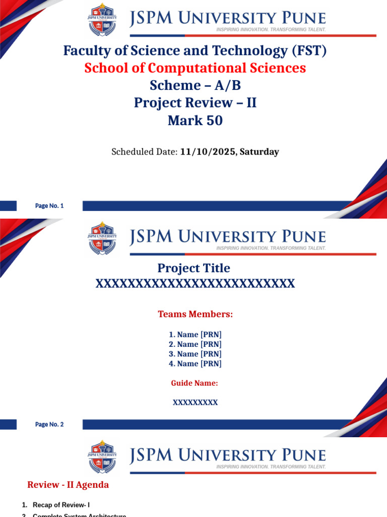 Project Review II: Module I Insights | PDF | Software Development ...