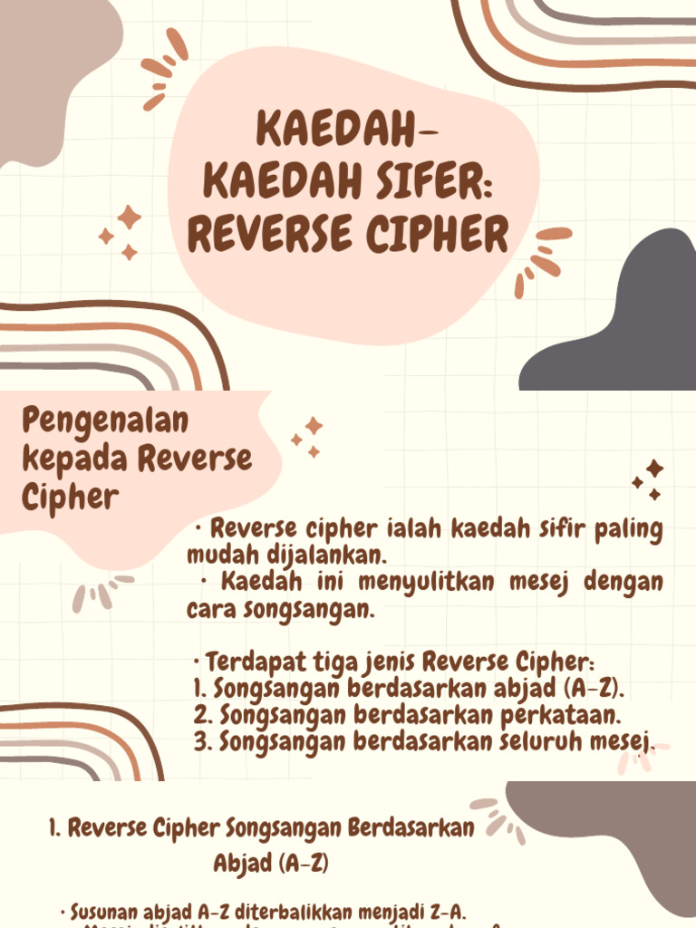Copy of Reverse Cipher | PDF