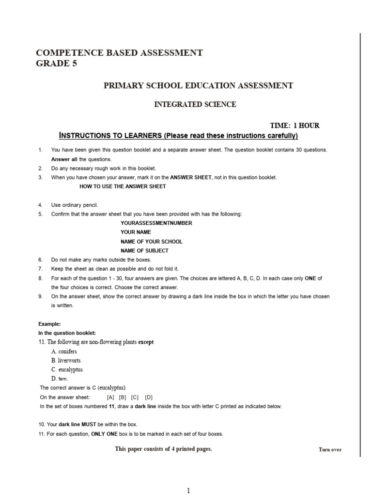 Grade 5 Integrated Science | PDF | Soil | Foods