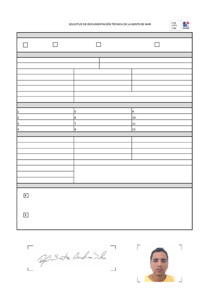 Panama Form | PDF