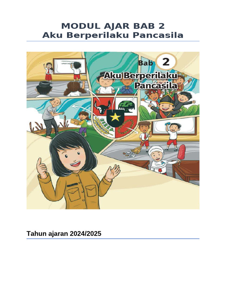 Modul Ajar Pancasila Kelas 2 SD | PDF