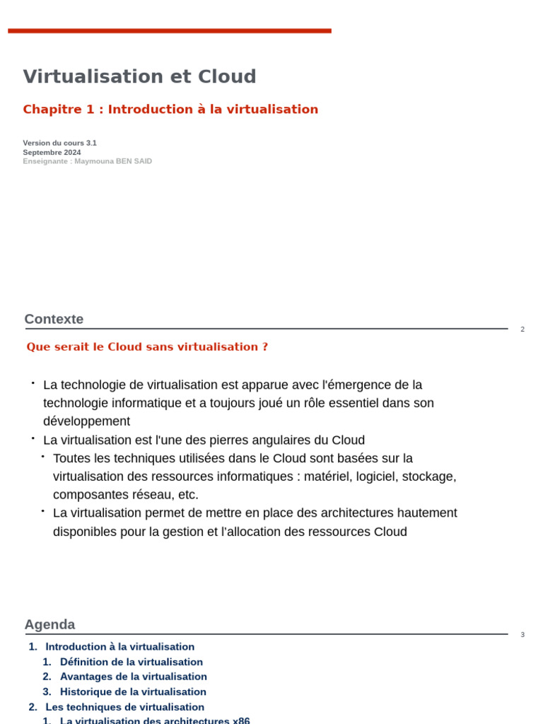 Introduction à la Virtualisation Cloud | PDF | Virtualisation | VMware