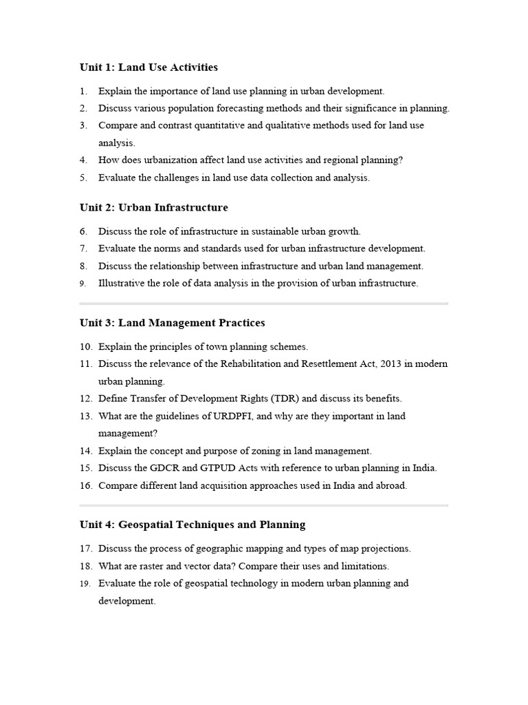 Land Management Techniques | PDF